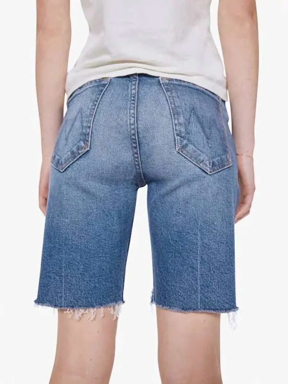 MOTHER SUPERIOR THE TOMCAT BLUE JEAN BERMUDA SHORTS